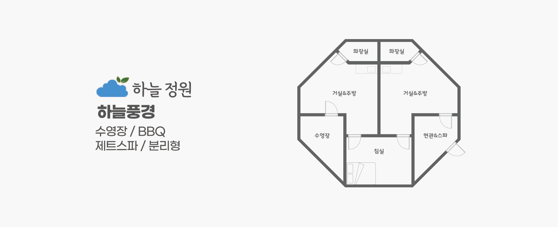 객실 평면도